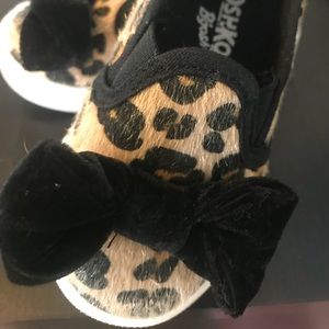 Leopard print slip on